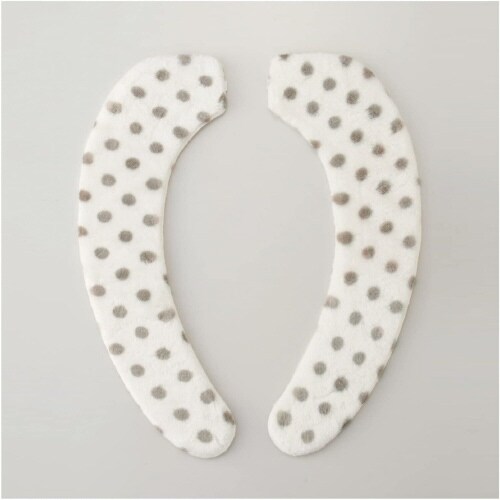 ペタポンふっくら便座シートボアドットモノ白×2