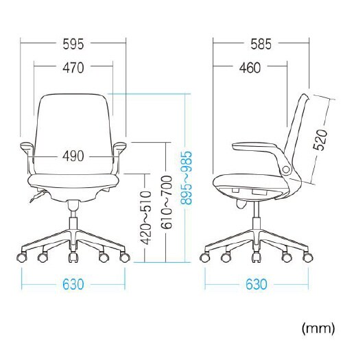 オフィスチェア SNC−T161BK