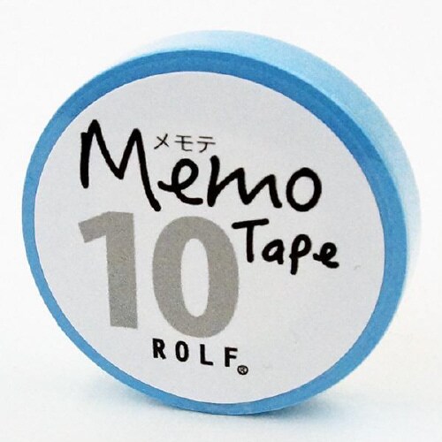 gnotesロール付箋 メモテ10mmブルー×20