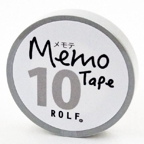 gnotesロール付箋 メモテ10mmグレー×20