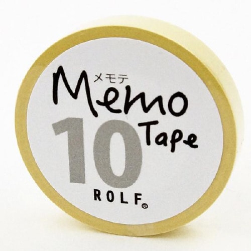 gnotesロール付箋メモテ10mmイエロ×20