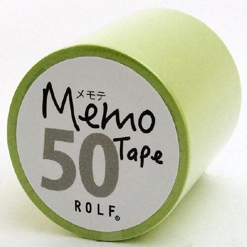 gnotesロール付箋メモテ50mmグリーン×10