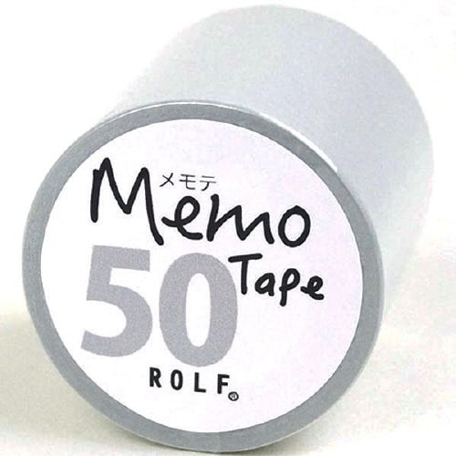 gnotesロール付箋 メモテ50mmグレー×10