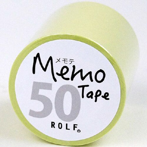 gnotesロール付箋メモテ50mmグリーン×10