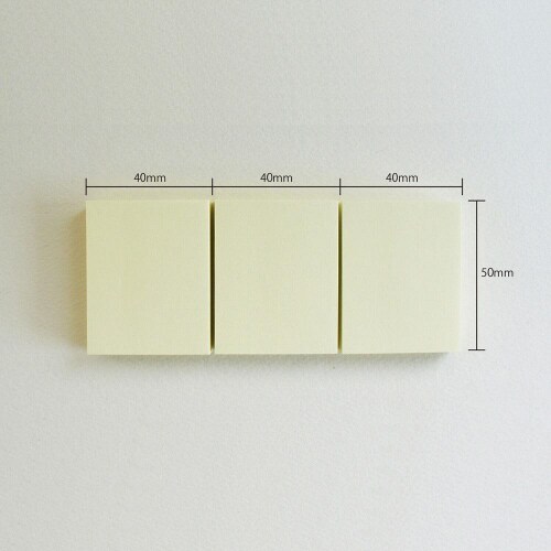 パワーノーツ強粘着50×40mmイエロー×2