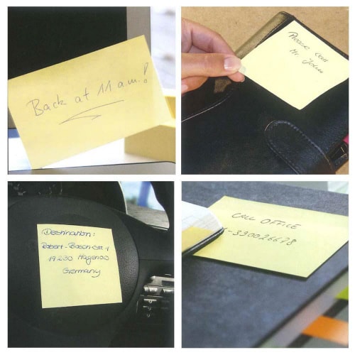 パワーノーツ強粘着50×40mmイエロー×2