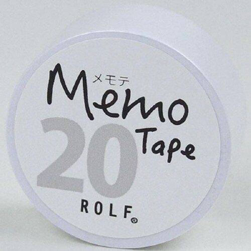gnotesロール付箋メモテ20mmホワイト×10
