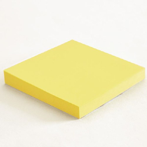 パワーズ゛ 75×75mm パステルイエロー×10