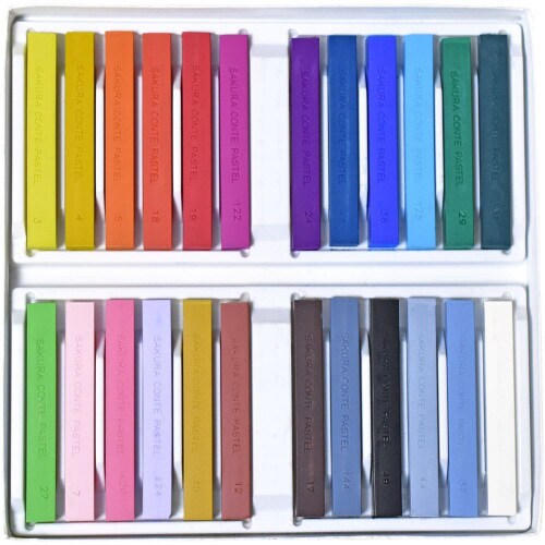 サクラコンテパステル24色