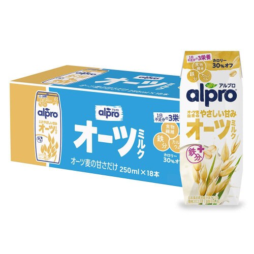 ダノン アルプロオーツミルクオーツ麦の甘さ 18個