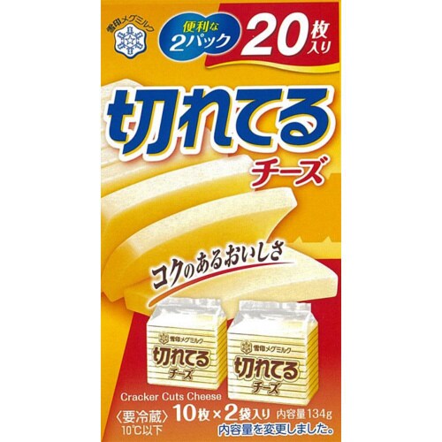 【冷蔵】雪印メグミルク切れてるチーズ134g×6個
