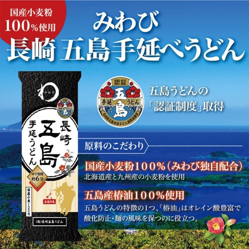 日本アクセス 長崎五島手延うどん 200g×5個