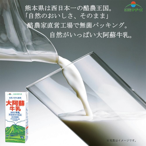 らくのうマザーズ 大阿蘇牛乳 1L×6個