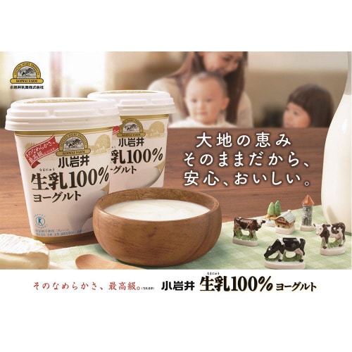 【冷蔵】生乳100%ヨーグルト 400g×6個