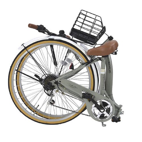 折畳シティサイクル26・6段ギア アッシュヴェルデ