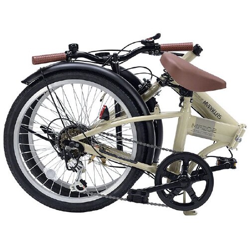 折畳自転車20・6段ギア カフェ