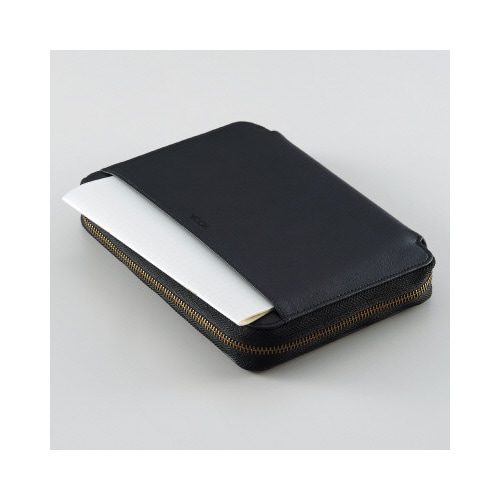 スタンドブックペンケース ジェットブラック