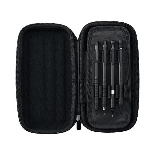 ハードシェルペンケース ジェットブラック