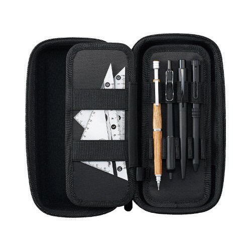 ハードシェルペンケース ジェットブラック