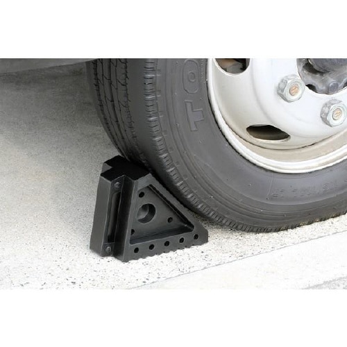 タイヤストッパー ゴム製 大型車用 2246