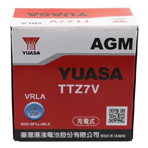 バイク用バッテリー 液入充電済み TTZ7V