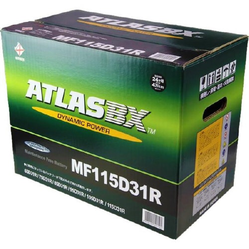 国産車バッテリー 通常車対応 AT 115D31R
