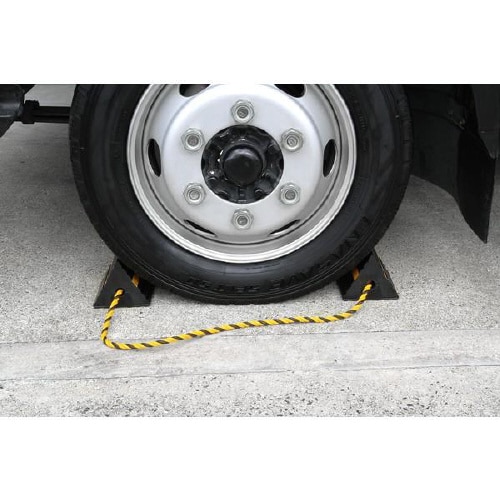 タイヤストッパー 紐付き 2個入り 2252