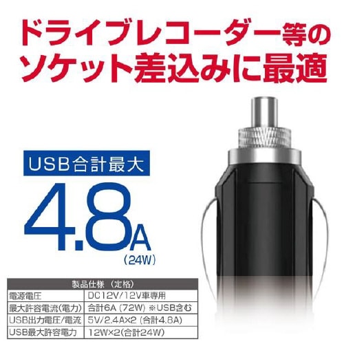 コンパクトUSBソケット EM−176