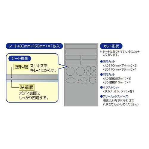 ボディ貼るだけシート 02103