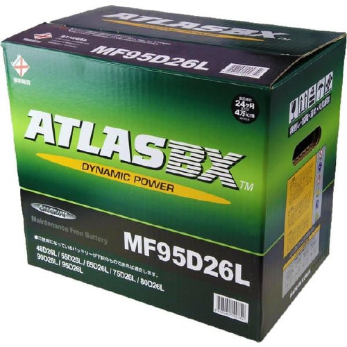 国産車バッテリー 通常車対応 AT 95D26L