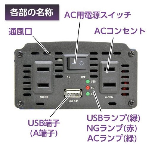 USB&コンセント SIV−500