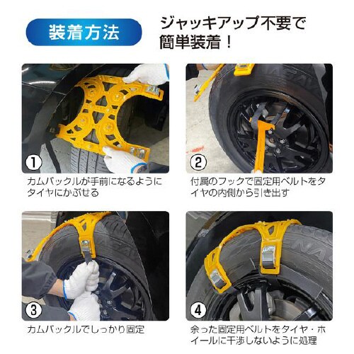 クルマ用緊急脱出用タイヤネット SNB−32