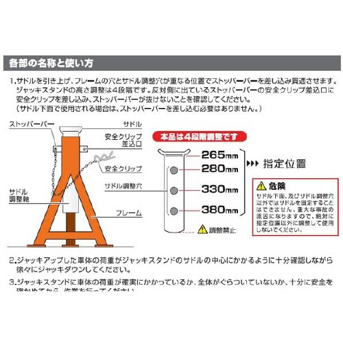 ジャッキスタンド 923