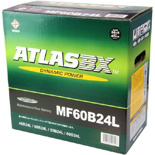 国産車バッテリー 通常車対応 AT 60B24L
