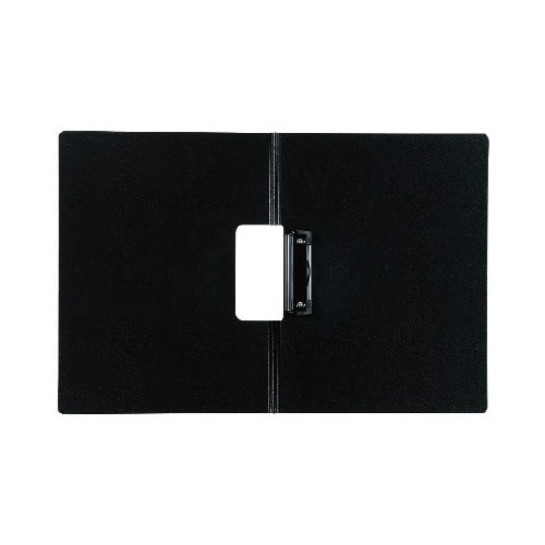 クリップファイル A4横 ブラック×5