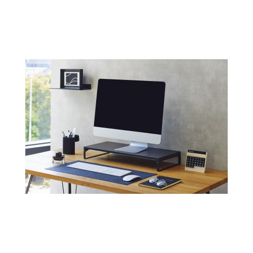 机上台 幅590mm マットブラック 3セット