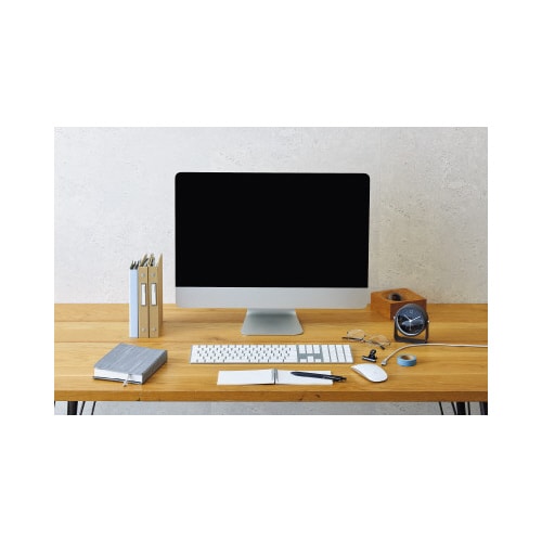 机上台 幅590mm マットブラック 3セット