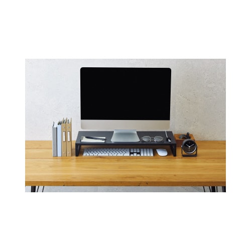 机上台 幅590mm マットブラック 3セット