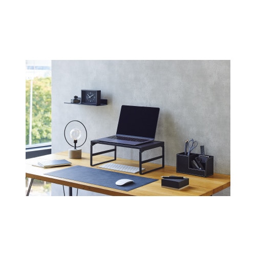 机上台ハイタイプ幅390mm マットブラック 3台