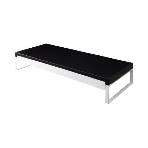 机上台 引出し付き 幅590mm 黒 4セット