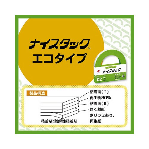 ナイスタックエコタイプ 幅15mm 10セット