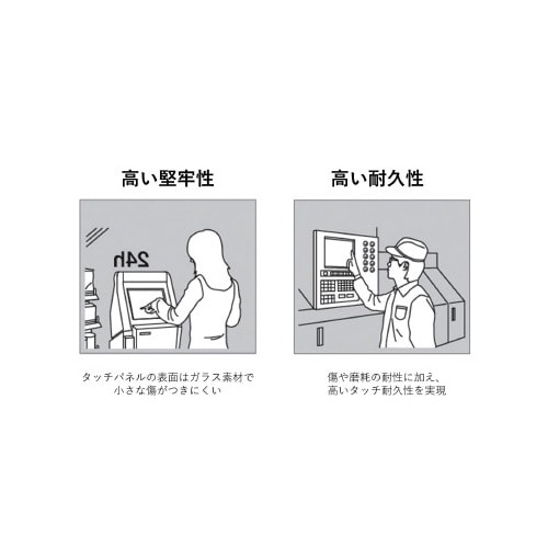 17型 タッチパネルモニター セレーングレイ