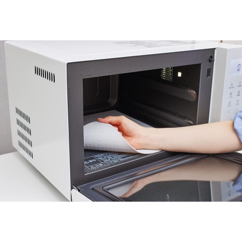 汚れ防止 電子レンジマット ライトグレー