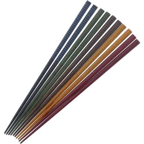 箸 客用 5膳セット 染カブキ 23cm×2