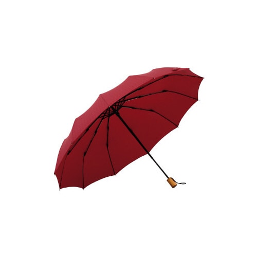 軽量12本骨折りたたみ傘 江戸 紅