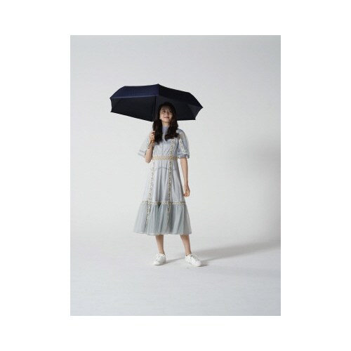 6本骨全天候折りたたみ傘 江戸 藍