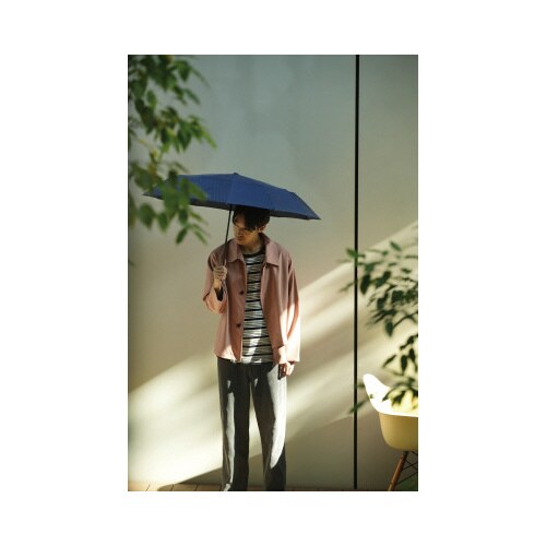 6本骨全天候折りたたみ傘 江戸 藍