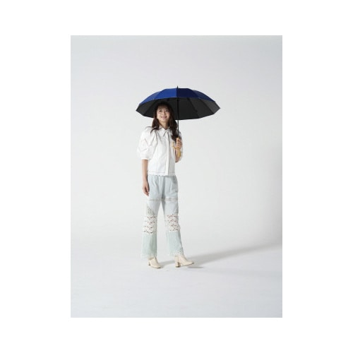 12本骨遮光ショート 江戸 紺青