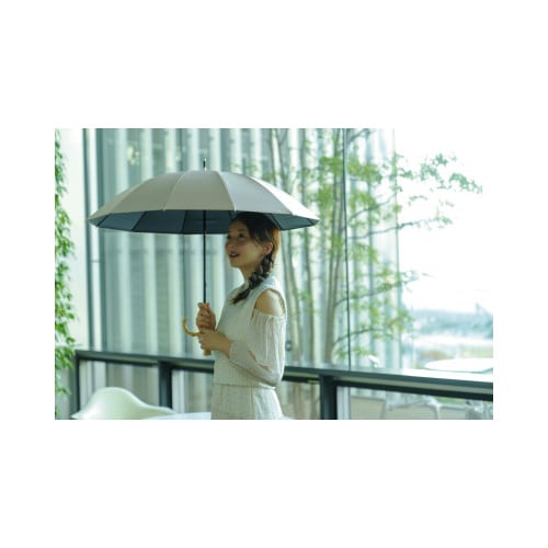 12本骨遮光ショート 江戸 亜麻色