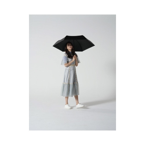 6本骨全天候折りたたみ傘 江戸 墨